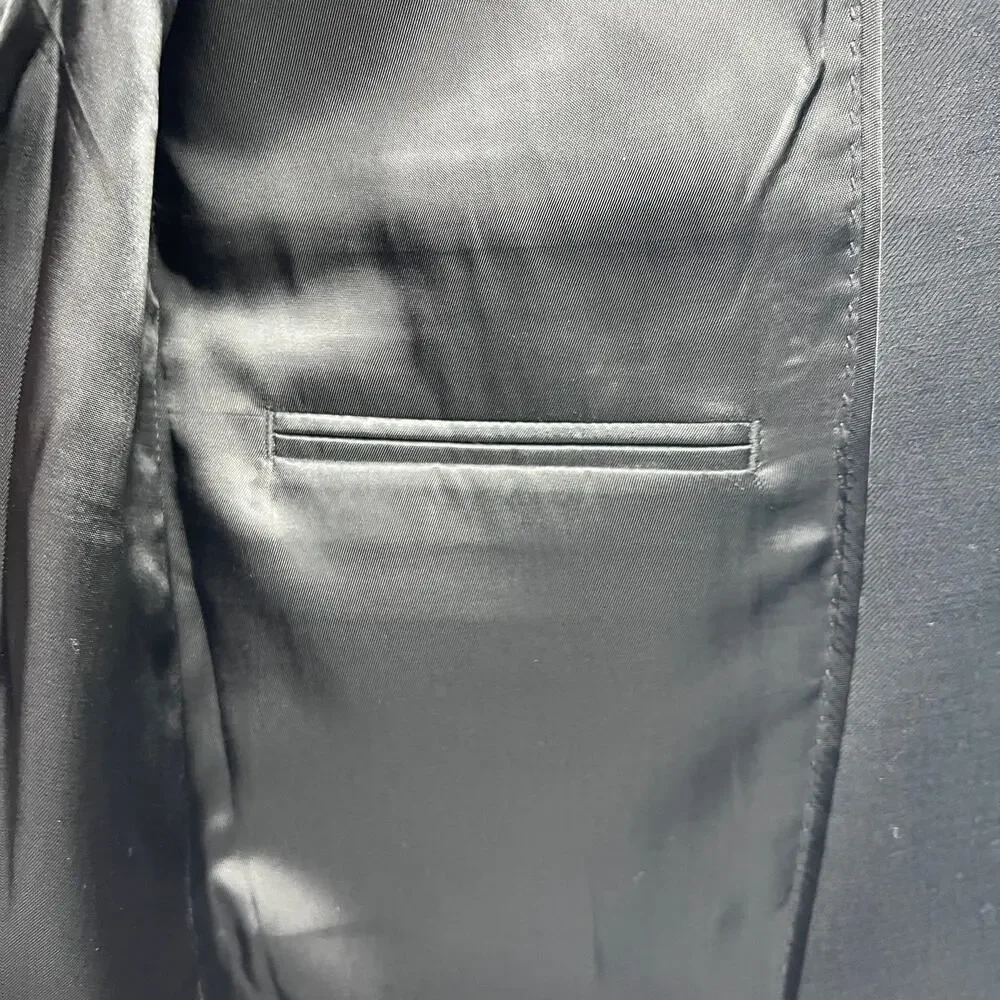 Calvin klein 100% Wool Slim Fit Men's Black Blazer Size 40S